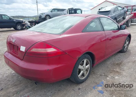 2003 Honda Accord 2.4 Ex из США, поврежденный, VIN 1HGCM72693A010389